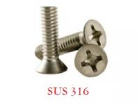 316 접시머리십자 (인치)