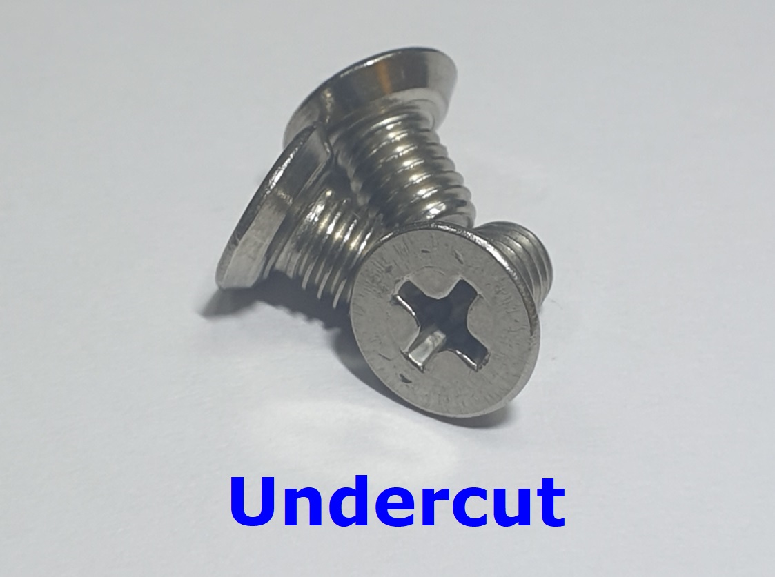 접시십자 Undercut 스펙