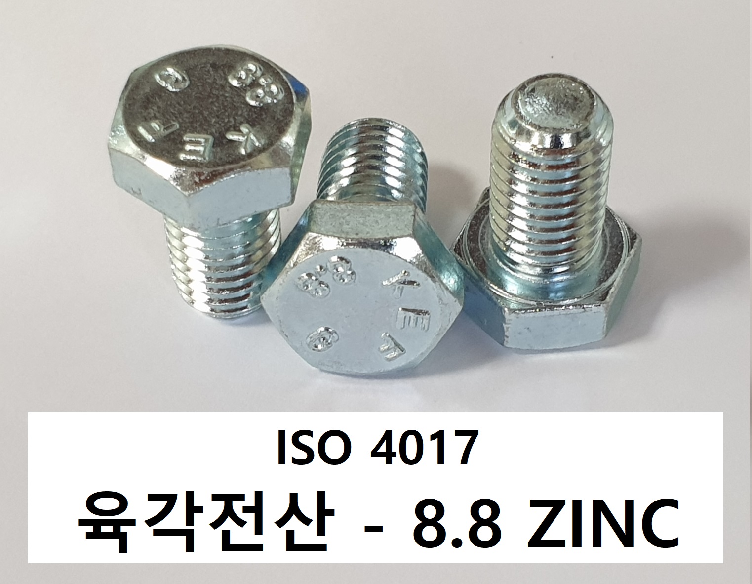 ISO 4017 8.8 ZINC 스펙